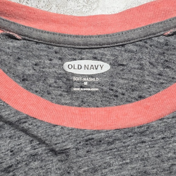 Old Navy Soft Washed Color Block Raglan Tee Size - Picture 3 of 5
